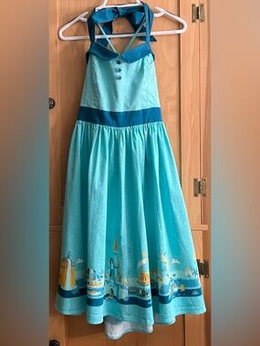 Disney Parks Magic Kingdom Halter Sundress